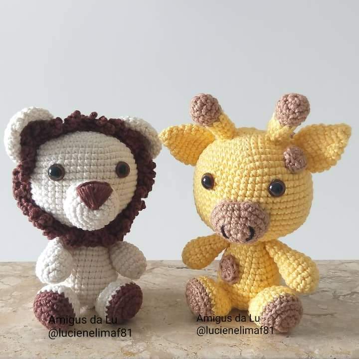 safari baby amigurumi